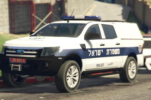 israeli Police Ford Ranger | new Car 2018 משטרת ישראל 1d54bc gta5 2018 02 05 15 26 44 56